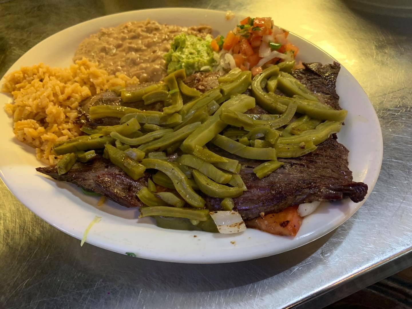 Carne Asada plate